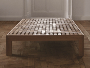 SOFIA - Low square wooden coffee table - Coffee table by MG12