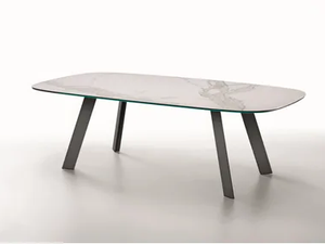 ALEXANDER - Glass ceramic dining table - Table by Midj