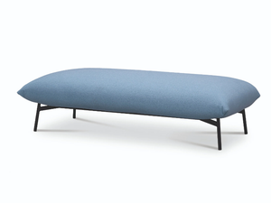 AREA B2 M TS - Upholstered rectangular fabric pouf - Pouf by Midj