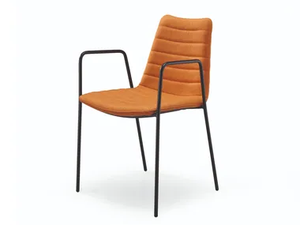 COVER P MT - Upholstered chair with armrests - Chair by Midj
