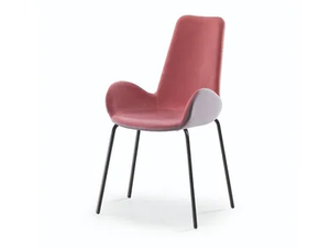 DALIA PA MT - Upholstered fabric chair with armrests - Chair by Midj