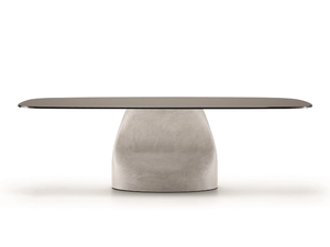 GRAN SASSO - Rectangular Baydur® table - Table by Midj