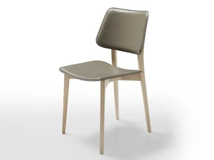JOE S L-CU - Upholstered wooden restaurant chair - Chair by Midj