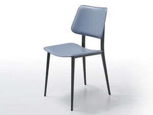 JOE S M-CU - Tanned leather restaurant chair - Chair by Midj