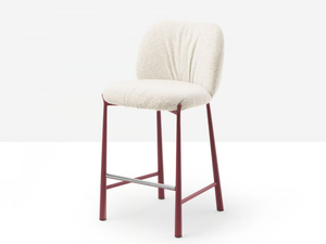 MYS H65/75 M TS - Upholstered stool with footrest - Stool by Midj