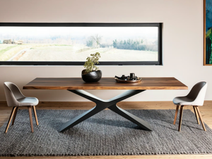 NEXUS - Rectangular solid wood table - Table by Midj