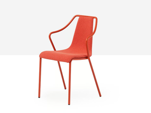OLA P M TS - Stackable steel chair - Chair by Midj