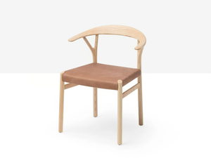 OSLO P L CU - Ash easy chair with armrests - Armchair by Midj