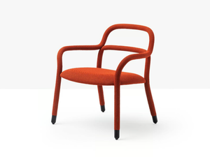 PIPPI AP - Fabric easy chair with armrests - Armchair by Midj