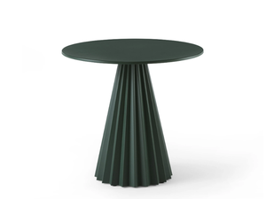 PLISSÉ H73 - Round metal table - Table by Midj