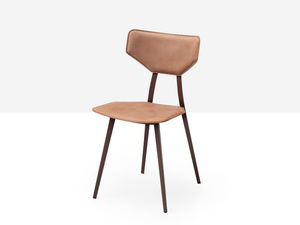 Tosca S M CU - Tanned leather chair - Chair by Midj