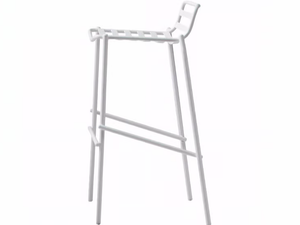 TRAMPOLIERE OUT - Stackable garden stool - Stool by Midj