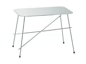 WALTER - Rectangular stainless steel coffee table - Coffee table by Midj