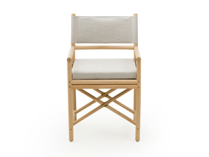 LIA - Rattan chair with armrests - Chair by Mila Maurizi