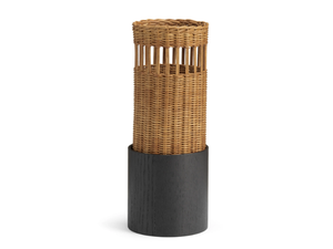 SAVARIN LARGE - Woven wicker vase - Styling by Mila Maurizi