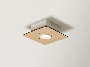 EQUAL - Square ceiling ash spotlight - Functional light by Milan Iluminación