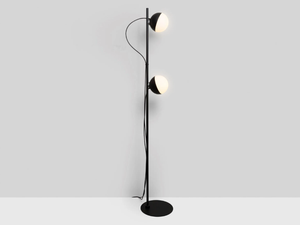 HALF 6742+4777 - LED reading steel floor lamp - Floor lamp by Milan Iluminación