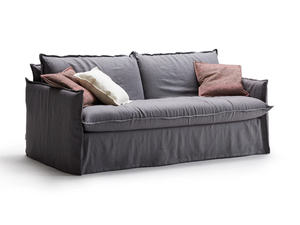 CLARKE - Fabric sofa bed with removable cover - Sofa by Milano Bedding