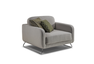 FREDDIE - Fabric armchair bed with armrests - Armchair by Milano Bedding