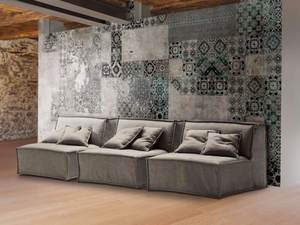 TOMMY - Modular fabric sofa bed - Sofa by Milano Bedding