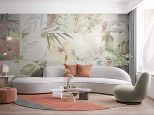 PATCHWORK - Panoramic wallpaper with floral pattern - Wallpaper by MILLE997