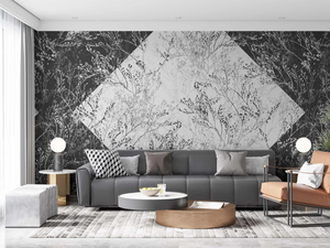 POSITIVE - Panoramic wallpaper with floral pattern - Wallpaper by MILLE997