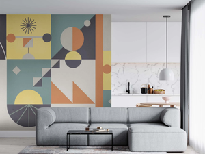 PUZZLE - Geometric panoramic wallpaper - Wallpaper by MILLE997