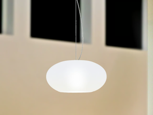 AIH 1 - Blown glass pendant lamp - Ceiling lamp by Millelumen