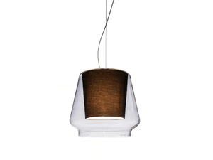ALEVE 1 - Blown glass pendant lamp - Ceiling lamp by Millelumen