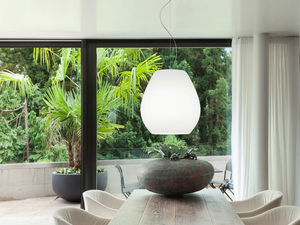 BAGAN 1 - Blown glass pendant lamp - Ceiling lamp by Millelumen