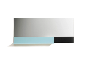 BAND 120 - Metal mirror with shelf - Accessories by Miloox
