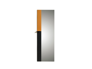 BAND 150 - Metal mirror with shelf - Accessories by Miloox