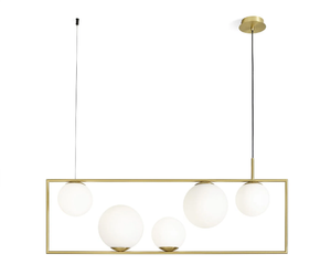 BUBLE - Glass and steel pendant lamp - Ceiling lamp by Miloox