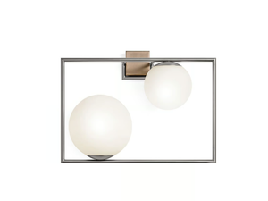 BUBLE - Glass and steel wall lamp - Wall lamp by Miloox