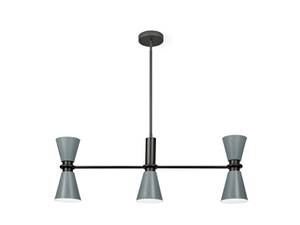 GRAAL - Painted metal pendant lamp - Ceiling lamp by Miloox