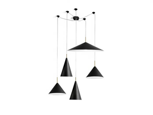 SAMOI 5 - Adjustable metal pendant lamp - Ceiling lamp by Miloox