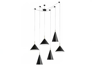 SAMOI 6 - Adjustable metal pendant lamp - Ceiling lamp by Miloox