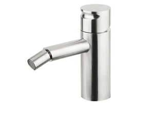 GIOTTO 7203 - Countertop stainless steel bidet mixer with swivel spout - Tap by MINA