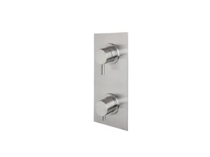 STIRIANA 66P2 - Stainless steel shower tap with plate - Shower by MINA