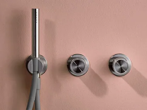 SYNTH 4900+0426+0700+G6F - 3 hole stainless steel shower mixer with hand shower - Shower by MINA