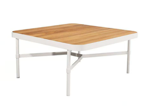 MINDO 100 - Square teak garden side table - Side table by Mindo