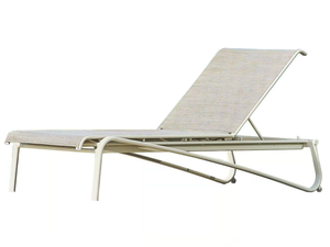 MINDO 105 - Recliner Batyline® sun lounger with castors - Armchair by Mindo