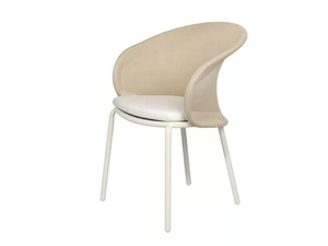 MINDO 114 - Recycled plastic garden chair with integrated cushion - Accessories by Mindo
