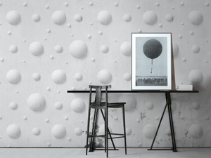 BALLOONS - 3D effect non-woven paper wallpaper strip - Wallpaper by Mineheart