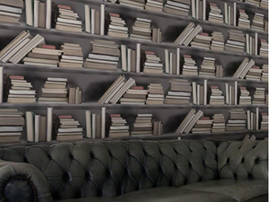 BOOKSHELF - Vinyl wallpaper - Cabinet by Mineheart