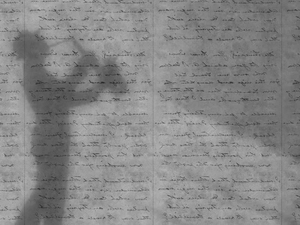 CONCRETE LOVELETTER - Writing non-woven paper wallpaper - Wallpaper by Mineheart