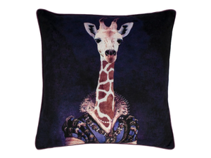 DAME GIRALDA - Square velvet cushion - Accessories by Mineheart