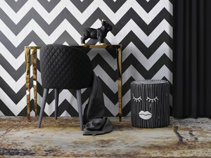GEOMETRIC STRIPES - Wall effect geometric wallpaper strip - Wallpaper by Mineheart