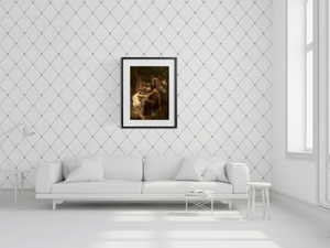 QUILT OUTLINE - Non-woven paper wallpaper - Wallpaper by Mineheart