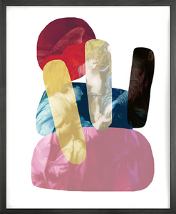 SHAPE AND COLOUR ANGEL - Canvas print - Styling by Mineheart